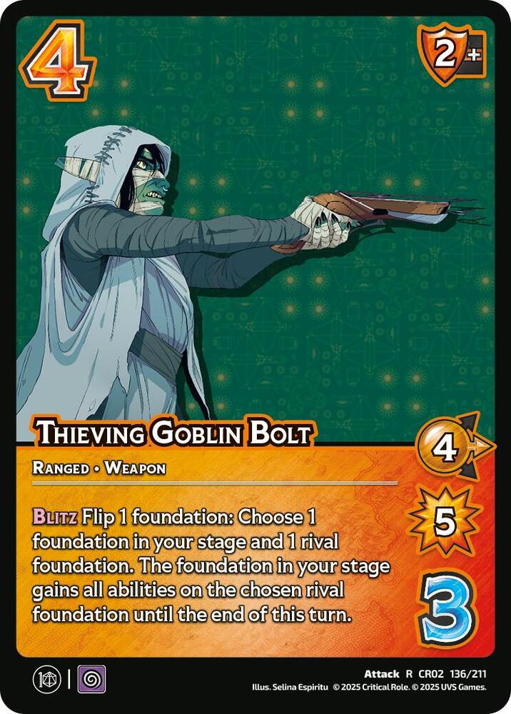 Thieving Goblin Bolt (Critical Role: Heroes of Exandria)