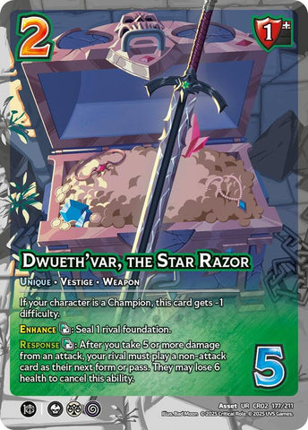 Dwueth'var, Star Razor (Critical Role: Heroes of Exandria)
