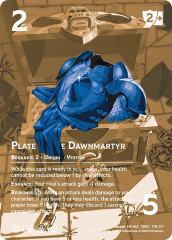 Plate of the Dawnmartyr (Alternate Art) (Critical Role: Heroes of Exandria)