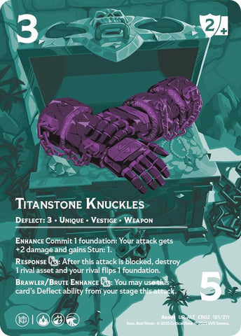Titanstone Knuckles (Alternate Art) (Critical Role: Heroes of Exandria)