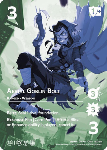 Aerial Goblin Bolt (Alternate Art) (Critical Role: Heroes of Exandria)