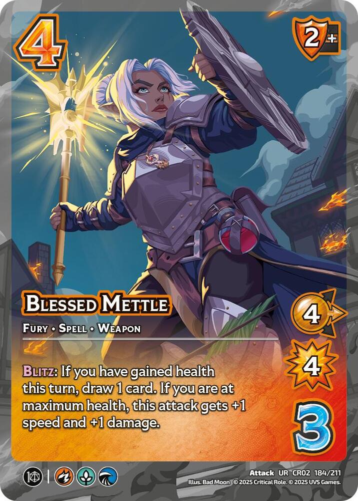 Blessed Mettle (Critical Role: Heroes of Exandria)