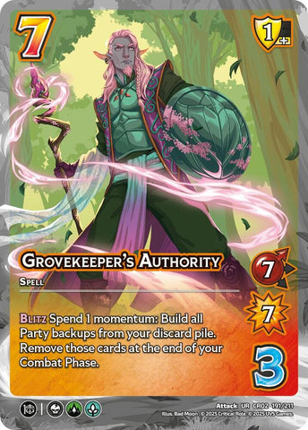 Grovekeeper's Authority (Critical Role: Heroes of Exandria)