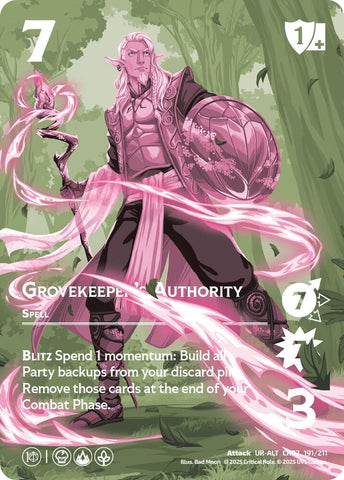 Grovekeeper's Authority (Alternate Art) (Critical Role: Heroes of Exandria)