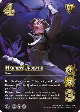 Harness Undeath (Alternate Art) (Critical Role: Heroes of Exandria)