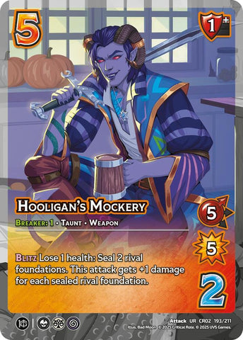 Hooligan's Mockery (Critical Role: Heroes of Exandria)