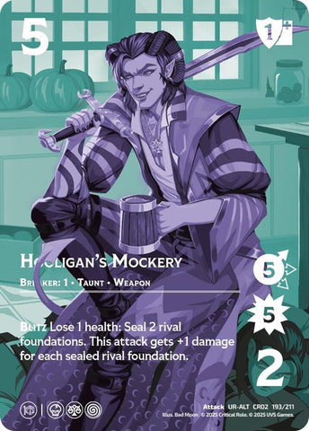 Hooligan's Mockery (Alternate Art) (Critical Role: Heroes of Exandria)