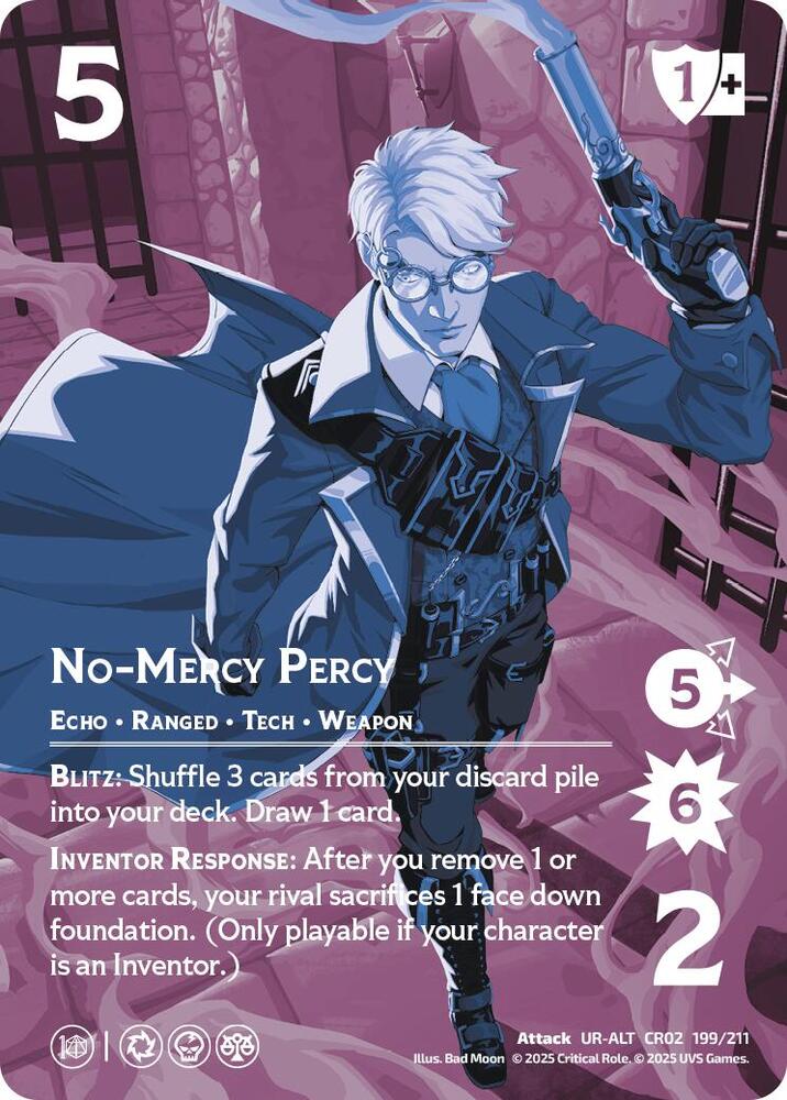 No-Mercy Percy (Alternate Art) (Critical Role: Heroes of Exandria)