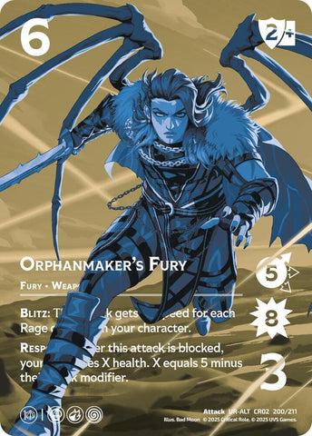Orphanmaker's Fury (Alternate Art) (Critical Role: Heroes of Exandria)