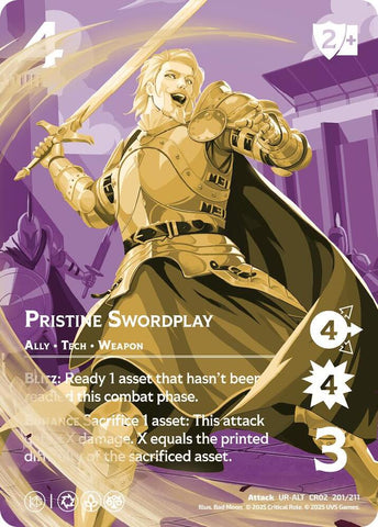 Pristine Swordplay (Alternate Art) (Critical Role: Heroes of Exandria)