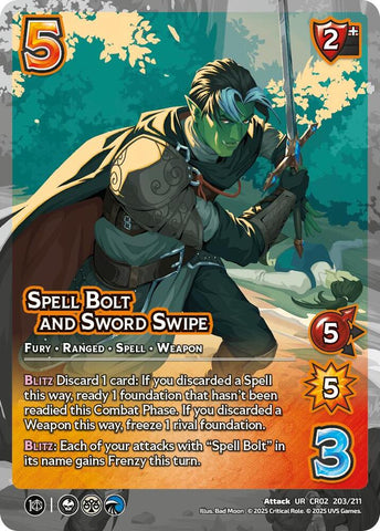 Spell Bolt and Sword Swipe (Critical Role: Heroes of Exandria)