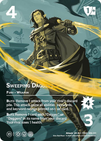 Sweeping Daggers (Alternate Art) (Critical Role: Heroes of Exandria)