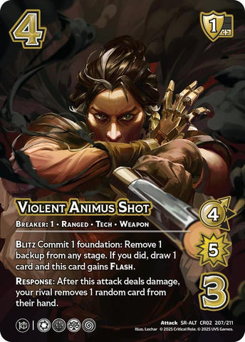Violent Animus Shot (Alternate Art) (Critical Role: Heroes of Exandria)