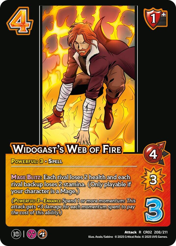 Widogast's Web of Fire (Critical Role: Heroes of Exandria)