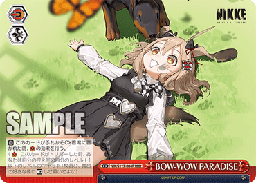 BOW-WOW PARADISE (NIK/S117-84R RRR) [JPN Weiss Schwarz Goddess of Victory: Nikke]