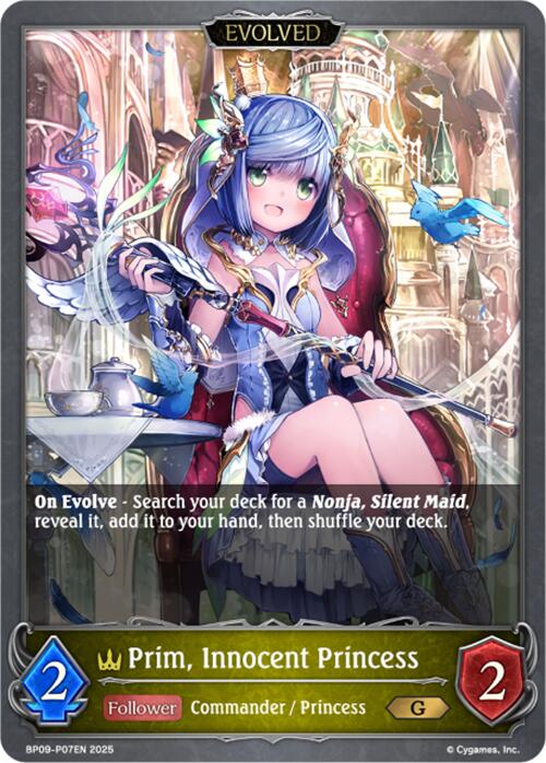 Prim, Innocent Princess (Evolved) - P07EN (Foil) (BP09-P07EN) [Duet of Dawn and Dusk]