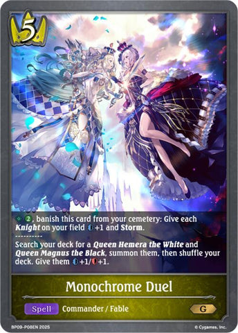 Monochrome Duel - P08EN (Foil) (BP09-P08EN) [Duet of Dawn and Dusk]