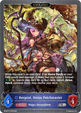 Bergent, Onion Patchmaster (Evolved) - P17EN (Foil) (BP09-P17EN) [Duet of Dawn and Dusk]