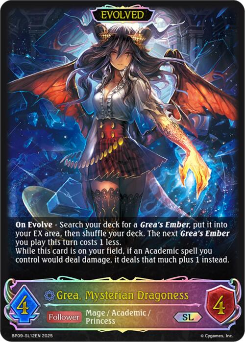 Grea, Mysterian Dragoness (Evolved) (SL) (BP09-SL12EN) [Duet of Dawn and Dusk]