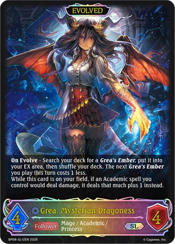 Grea, Mysterian Dragoness (Evolved) (SL) (BP09-SL12EN) [Duet of Dawn and Dusk]