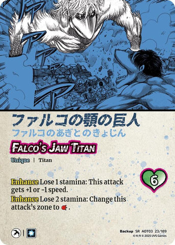 Falco's Jaw Titan Attacks! // Falco's Jaw Titan [Attack on Titan: Apocalypse]