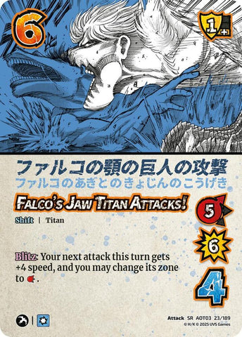 Falco's Jaw Titan Attacks! // Falco's Jaw Titan [Attack on Titan: Apocalypse]