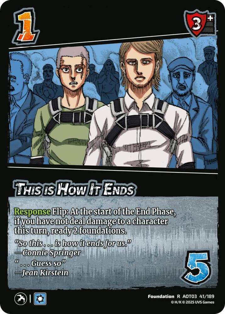This Is How It Ends [Attack on Titan: Apocalypse]