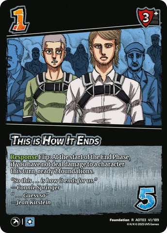 This Is How It Ends [Attack on Titan: Apocalypse]
