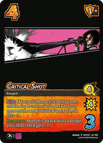 Critical Shot [Attack on Titan: Apocalypse]