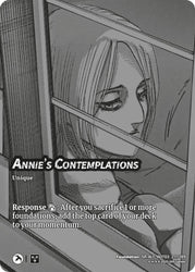 Female Titan's Roundhouse Kick // Annie's Contemplations (Alternate Art) [Attack on Titan: Apocalypse]