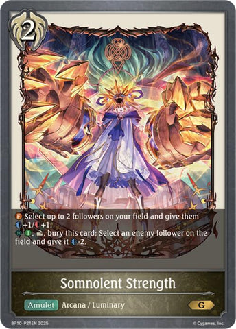 Somnolent Strength - P21 (Foil) (BP10-P21EN) [Gods of the Arcana]