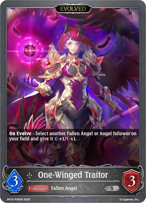 One-Winged Traitor (Evolved) - P26 (Foil) (BP10-P26EN) [Gods of the Arcana]