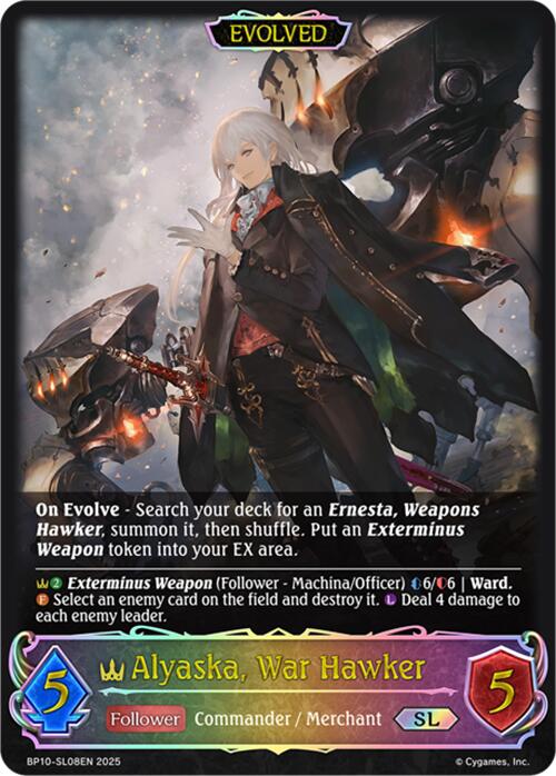 Alyaska, War Hawker (Evolved) (SL) (BP10-SL08EN) [Gods of the Arcana]