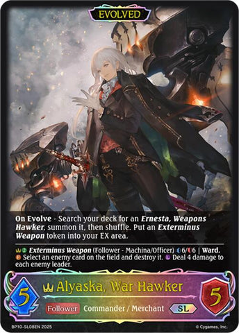 Alyaska, War Hawker (Evolved) (SL) (BP10-SL08EN) [Gods of the Arcana]