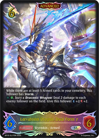 Laevateinn Dragon, Dual Form y (SL) (BP10-SL17EN) [Gods of the Arcana]