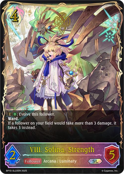 VIII. Sofina, Strength (SL) (BP10-SL22EN) [Gods of the Arcana]