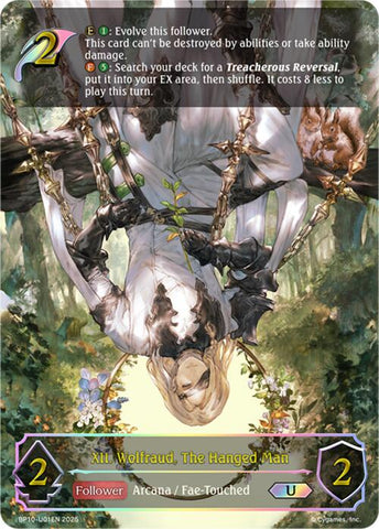 XII. Wolfraud, The Hanged Man (U) (BP10-U01EN) [Gods of the Arcana]