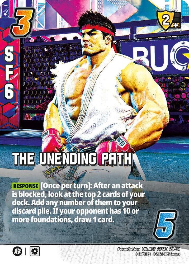 The Unending Path (Alternate Art) [Challenger Series: Street Fighter 6]