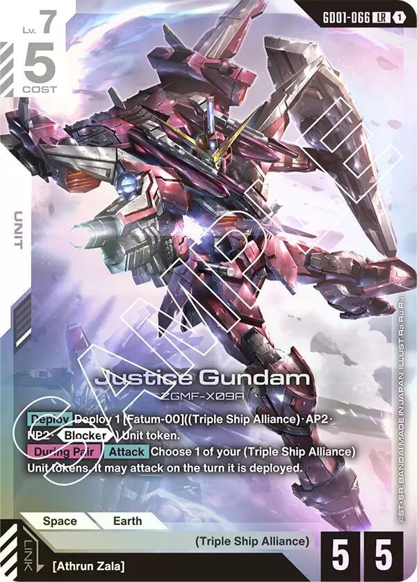Justice Gundam - Newtype Rising (GD01)