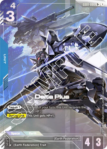 Delta Plus (R+) (GD01-006) - Newtype Rising (GD01)