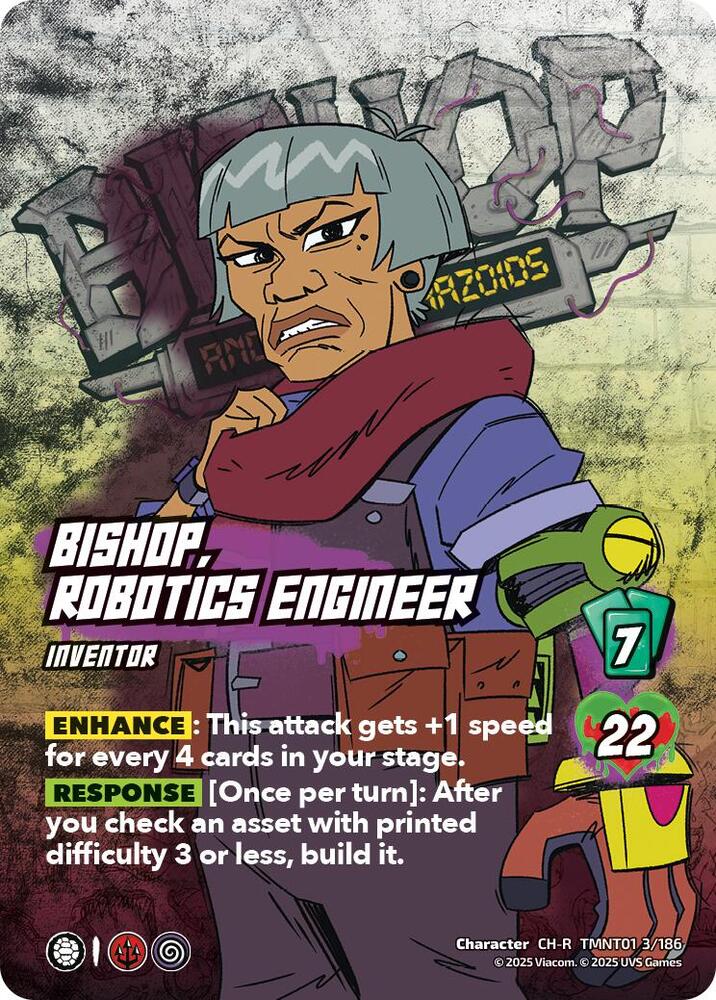 Bishop, Robotics Engineer [Teenage Mutant Ninja Turtles]