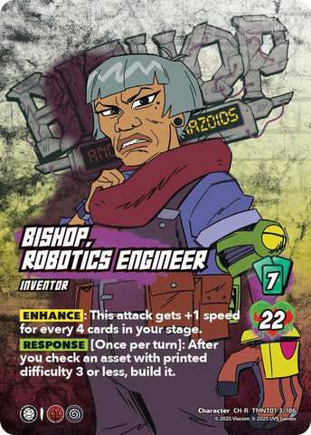 Bishop, Robotics Engineer [Teenage Mutant Ninja Turtles]
