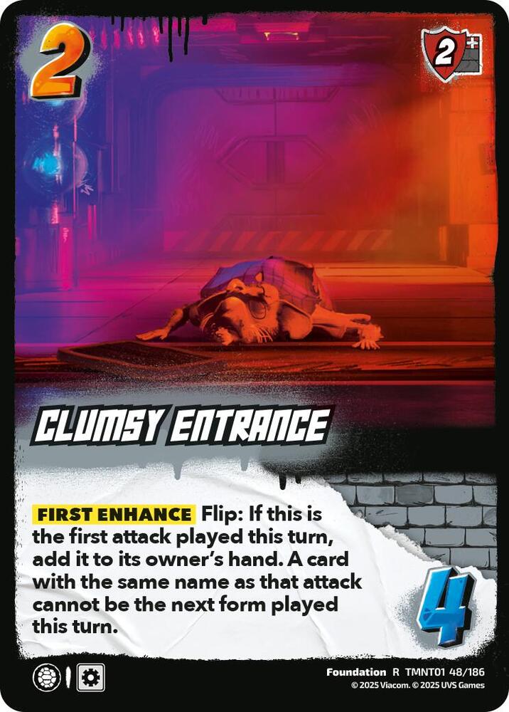 Clumsy Entrance [Teenage Mutant Ninja Turtles]
