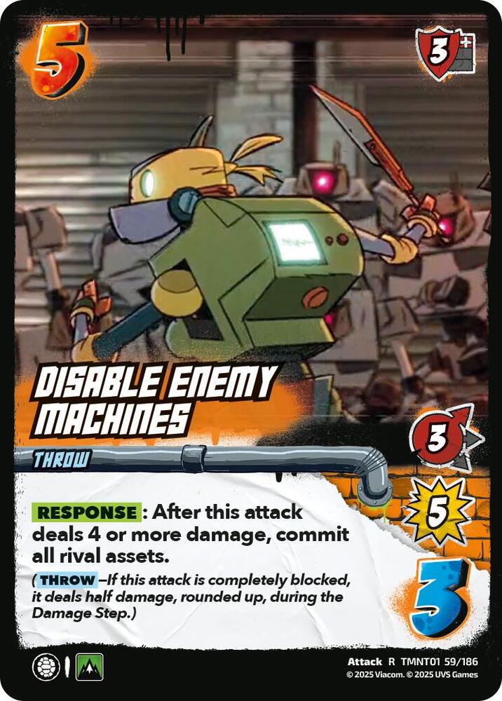 Disable Enemy Machines [Teenage Mutant Ninja Turtles]