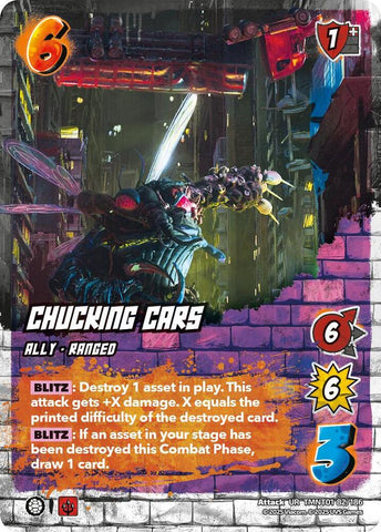Chucking Cars [Teenage Mutant Ninja Turtles]