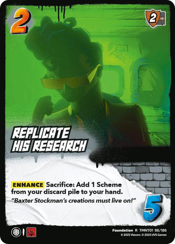 Replicate His Research [Teenage Mutant Ninja Turtles]