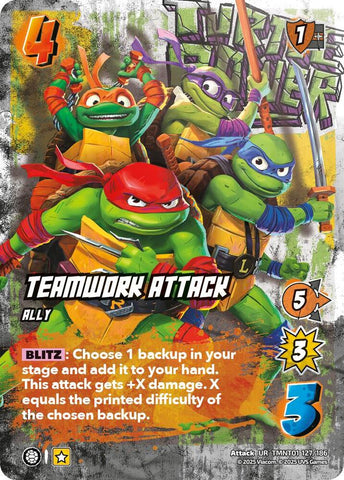 Teamwork Attack [Teenage Mutant Ninja Turtles]