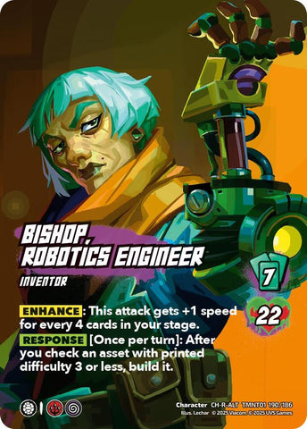 Bishop, Robotics Engineer (Alternate Art) [Teenage Mutant Ninja Turtles]