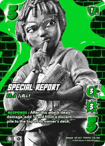Special Report (Alternate Art) [Teenage Mutant Ninja Turtles]