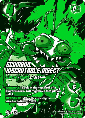 Scumbug, Inscrutable Insect (Alternate Art) [Teenage Mutant Ninja Turtles]